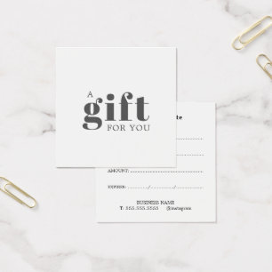 Clean Makeup Artist Gift Certificate