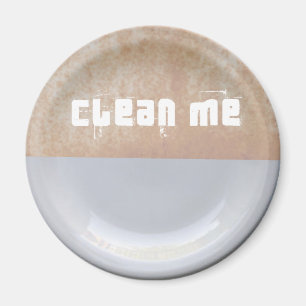 Clean me clean / dirty dishwasher magnet Font2