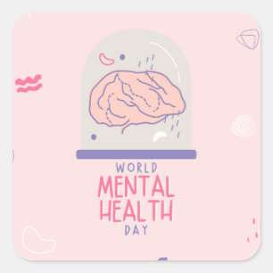 Clean Mental Health Sticker you are enough