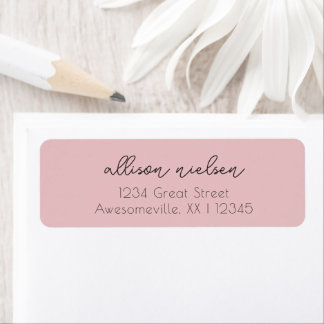 Clean Minimal Informal Casual Light Blush Pink