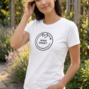 Clean Minimalist Mindfulness & Wellness Tee