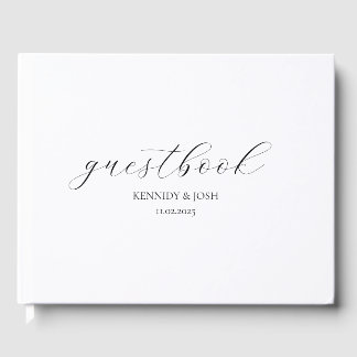 Clean & Modern Wedding Guest Book
