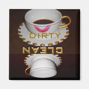 Clean or Dirty Dishes Dishwasher Magnet