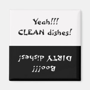 Clean Or Dirty Dishes Magnet