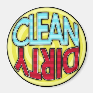 Clean or Dirty Dishwasher Magnet