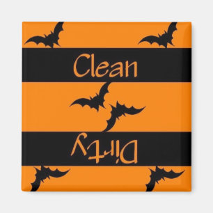 Clean or Dirty Halloween Dishwasher Magnet