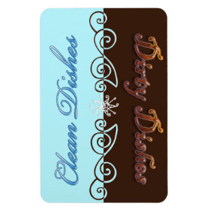Clean or Dirty Kitchen Magnet