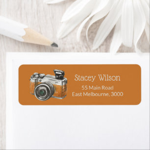 Clean Photographer Packaging Label