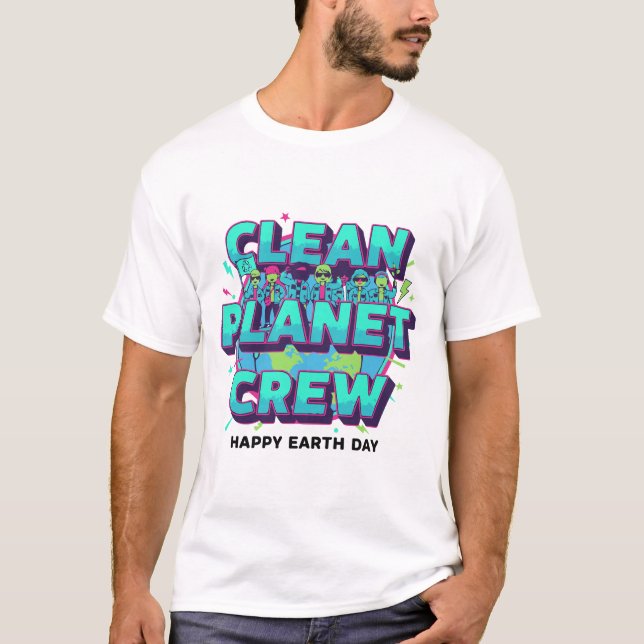 Clean Planet Crew T-Shirt (Front)