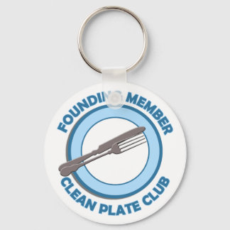 Clean Plate Club Founding Member Key Ring