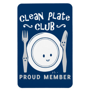 Clean Plate Club Magnet