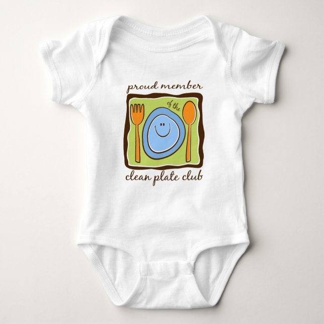 Clean Plate Club Organic TShirt (Front)