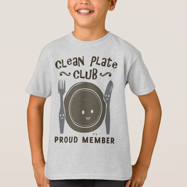 Clean Plate Club T-Shirt (Front)