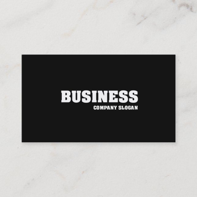 Clean Professional Business Card (Front)