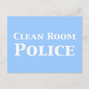 Clean Room Police Gifts Postcard