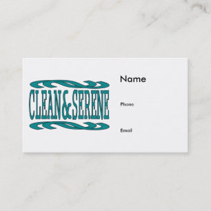 Clean & Serene Business Card