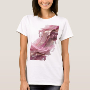 Clean Silver ABSTRACT ART Design v2 T-Shirt