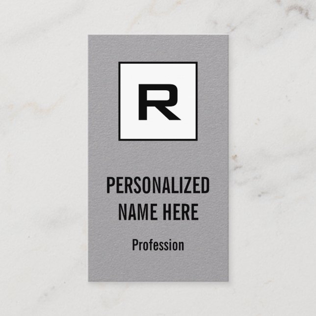 Clean, Simple, Business Manager Profile Card (Front)