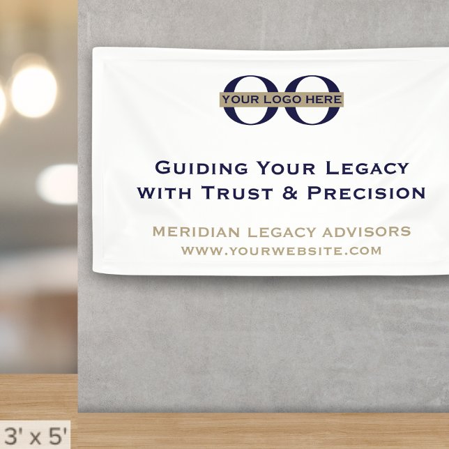 Clean Simple Marketing Banner with Logo (Creator Uploaded)