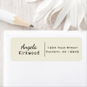 Clean Simple Minimal Informal Casual Beige