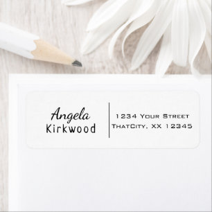 Clean Simple Minimal Informal Casual Black White