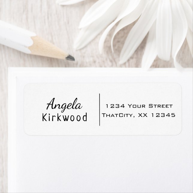 Clean Simple Minimal Informal Casual Black White (Insitu)