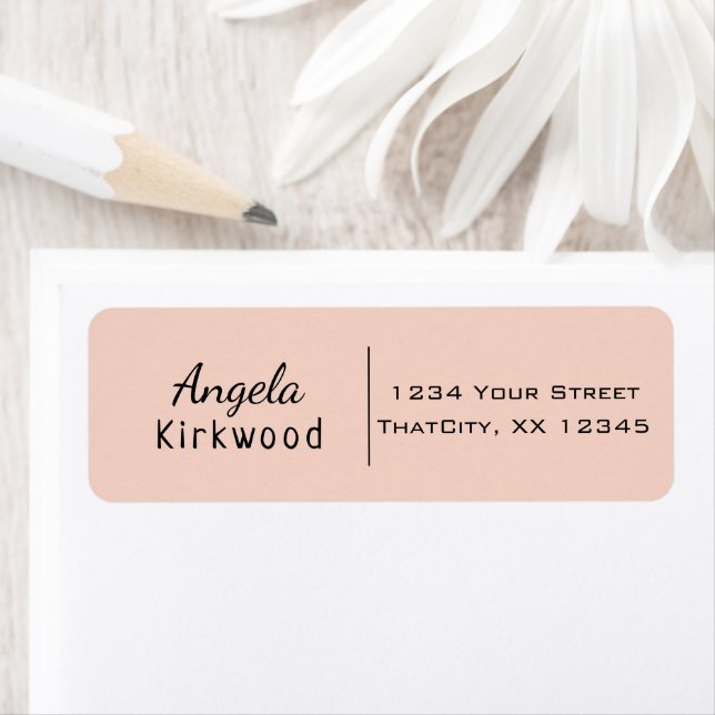Clean Simple Minimal Informal Casual Blush Pink (Insitu)