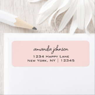 Clean Simple Minimal Informal Casual Light Pink