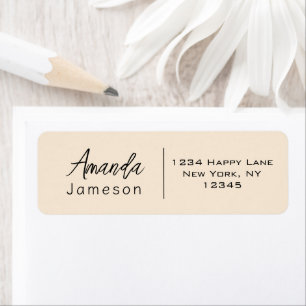 Clean Simple Minimal Informal Casual on Cream