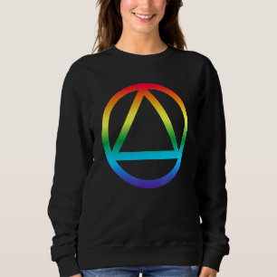 Clean Sober Lesbian Recovery Aa Na Sobriety Lgbt G Sweatshirt