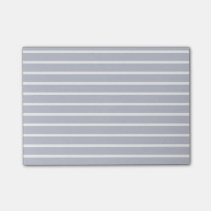 Clean Stripes Parallel Lines Light Grey Post-it Notes