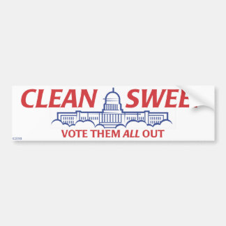 Clean Sweep Bumper Sticker