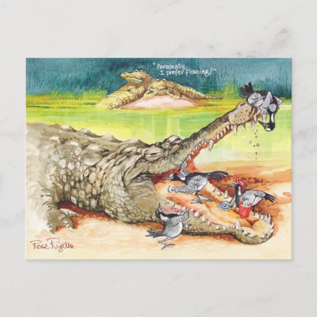 Clean teeth postcard (Front)