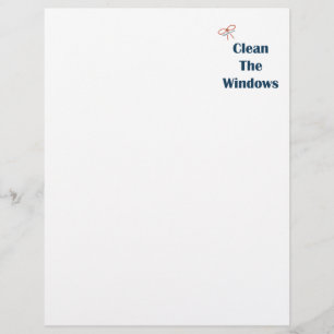 Clean The Windows Reminders Flyer