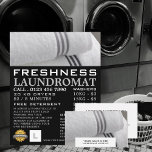 Clean Towels, Laundromat, Cleaning Advertising Flyer<br><div class="desc">Clean Towels,  Laundromat,  Cleaning Service Advertising Flyer by The Business Card Store.</div>