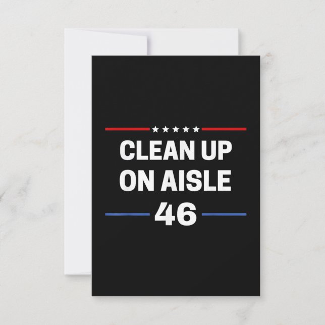 Clean Up On Aisle 46 Card (Front)