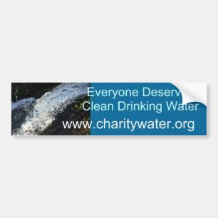 Clean Water bumper sticker