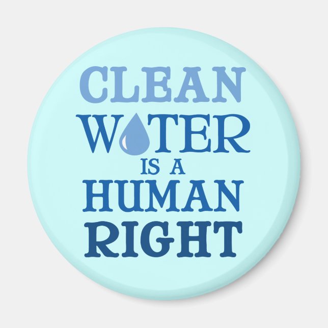 Clean Water Magnet (Front)