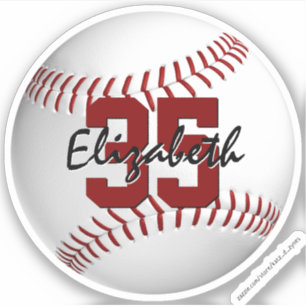 clean white baseball softball