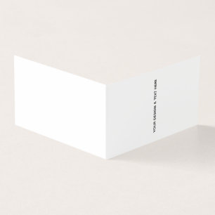 Clean White Minimalist Grandpa Birthday Card