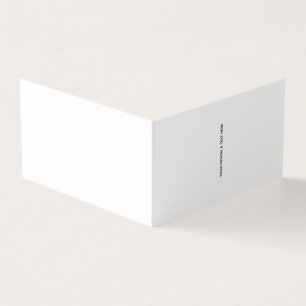 Clean White Minimalist Nurse Thank You Card