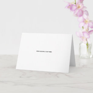 Clean White Minimalist Pet Sympathy Thank You Card