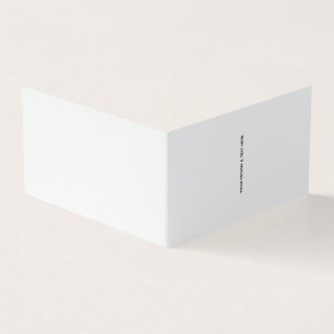 Clean White Minimalist Proposal Thank You Card