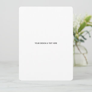 Clean White Minimalist Proposal Thank You Card