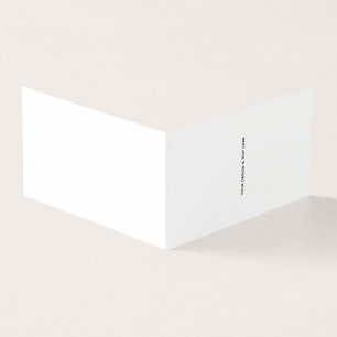 Clean White Minimalist Proposal Thank You Card