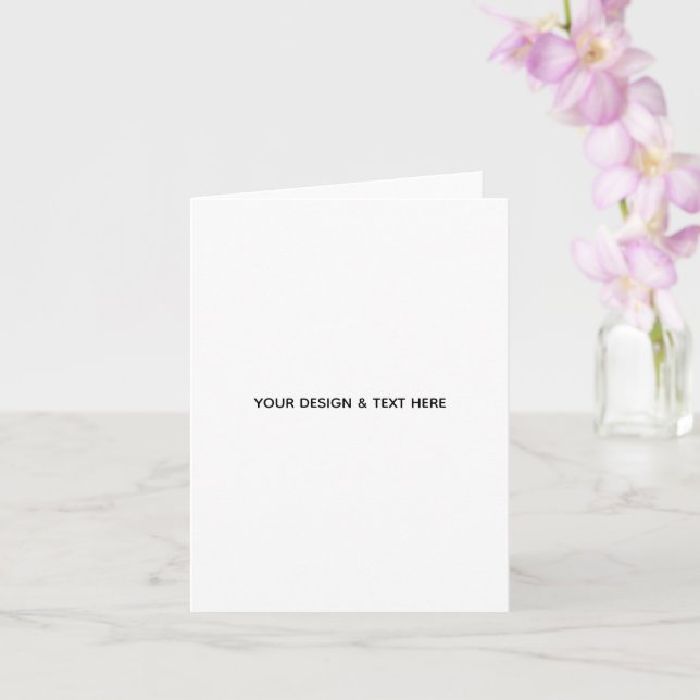 Clean White Minimalist Teacher Appreciation Card (Orchid)