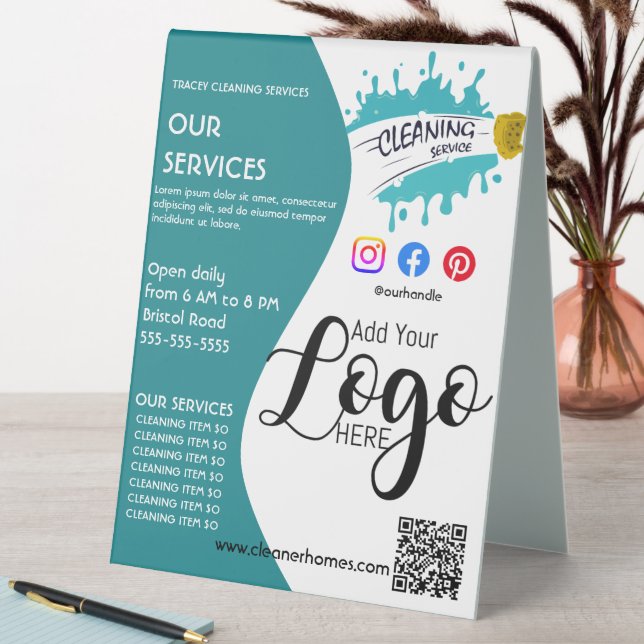 cleaner cleaning poster STUDIO poster flyer displa (In SItu (Table))