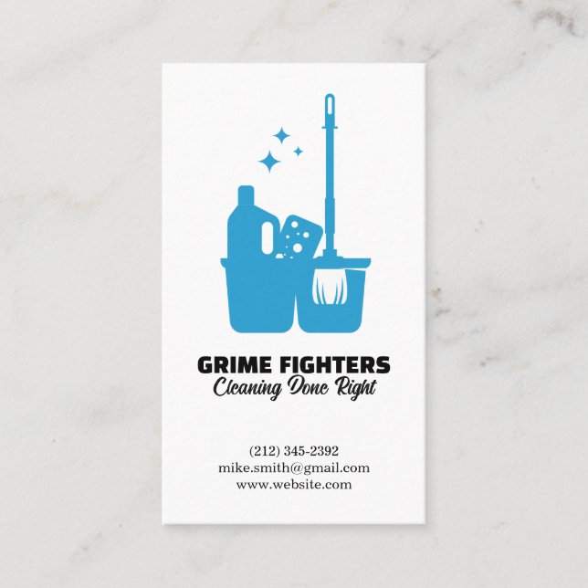 Cleaner Equipment | Home Services Business Card (Front)