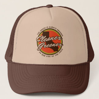 Cleaner Greener Cali trucker hat