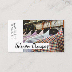 Cleaners Dry Cleaning Alteration Tailoring Business Card